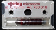 Rotring 750 018 micronorm 0,18 mm - Zeichenkegel - NOS