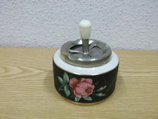 50er 60er Schleuder Aschenbecher PWB Porzellan Rose Bad Oeynhausen 50s 60s
