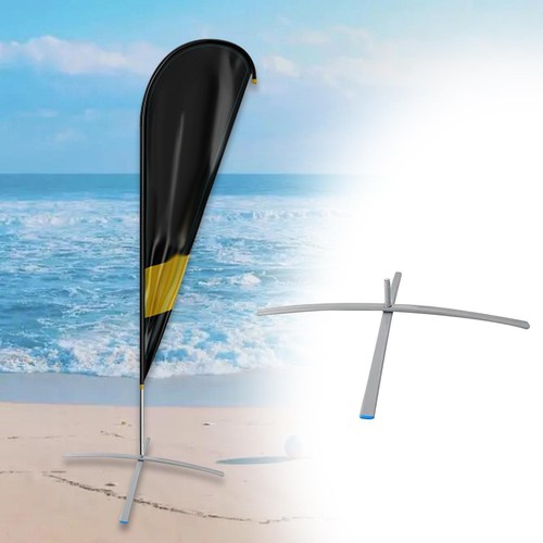Beach flag pole base - beach,