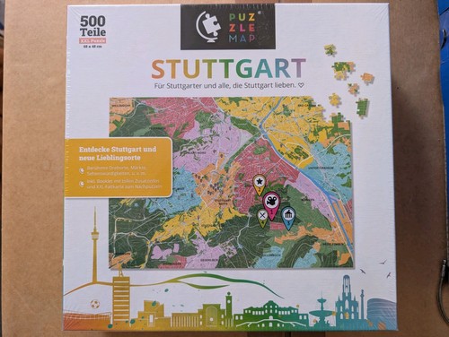 Puzzlemap stuttgart puzzle - puzzlemap,
