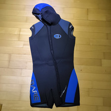 Bare Eisweste 5 mm, Unisex, Größe M, schwarz/blau