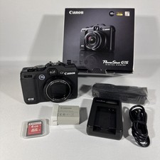 Canon PowerShot G15 12.1MP Digitalkamera Schwarz OVP