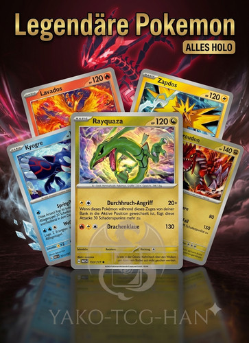 Pokemon legendaere holo - holo, rare