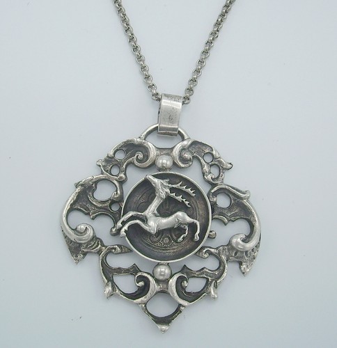 Kette anhänger mit hirsch - anhänger,