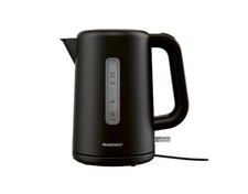 Silvercrest Wasserkocher mit Deckelöffnungstaste Einhandbedienung schwarz 3000W