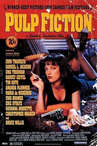 Pulp fiction filmposter - pulp,