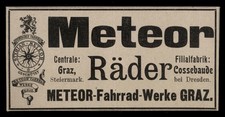 Alte Werbung Reklame 1898