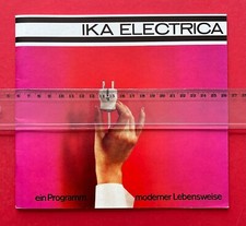 DDR Katalog Programm mit 36 Seiten 1966 IKA ELECTRICA Rasierer Föhn   ( F22680