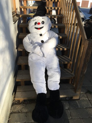 Schneemann kostüm 2m - schneemann-kostüm,