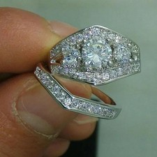 Trendy 2Pcs Set Mit Diamant