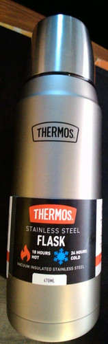 Thermoskanne edelstahl 470ml - thermoskanne, edelstahl.