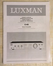 Luxman anleitung bda - luxman, c-03