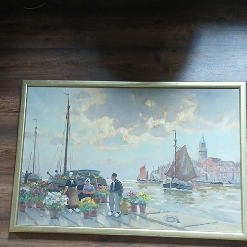 Cyll öl gemälde hafen - cyll,