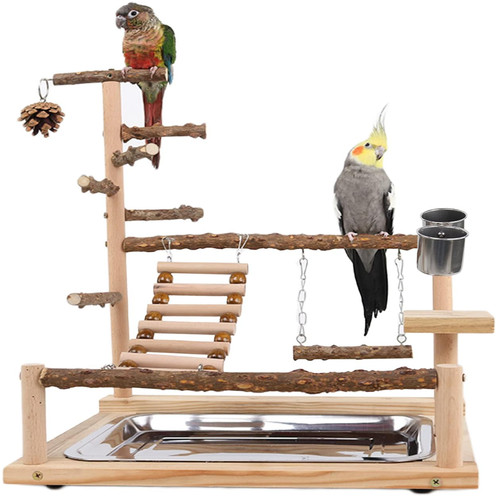 Vogelspielplatz holz 45x37x26 - holz,