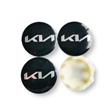 4x 58mm Für KIA KN Auto Nabendeckel Nabenkappen Radkappen Felgendeckel Schwarz