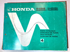 Ersatzteilliste Katalog Honda XL 250 S