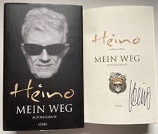 Heino signiert Buch Musik Karte original Unterschrift Signatur Autogramm  signed