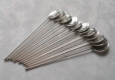 *RAR* Seltener Strohhalm in Balttform aus 835er Silber von C. Widmann, Pforzheim