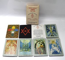 Aleister Crowley Thoth Tarot 78 Karten groß © 1978  U.S.Games Systems OVP