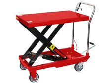 HYDRAULISCHER HUBTISCH 300kg BIS 75cm HÖHE MIT PLATTFORM 82x52cm