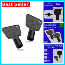 Robuste dreieckige schwarze Allzweckschlüssel - unverzichtbar für Gas- & Stromzähler