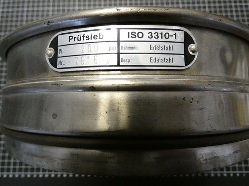 Prüfsieb analysensieb - 1, x