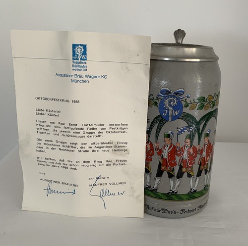 Augustiner oktoberfest 1988 - augustiner,