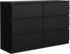 Kommode mit 6 Schubladen Breite: 140 cm - Schubladenschrank - Chest of Drawers