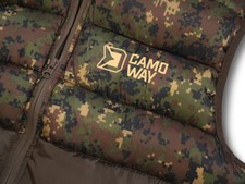 Camouflage Weste Angelweste Camo Thermoweste Thermo Vest Outdoorweste CamoWAY