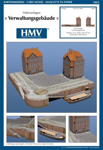 Kartonmodell hafenanlage - kartonmodell,