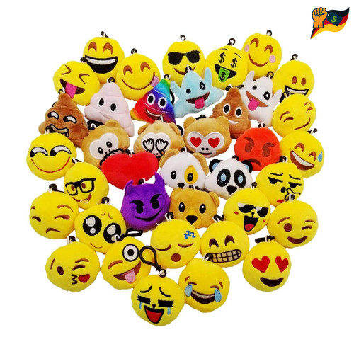 Mini plüsch emoticon - mini,