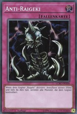 YuGiOh Anti Raigeki LCKC-DE104 Secret Rare Neu unl.