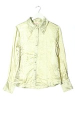 BELLEROSE Langarmhemd Damen Hemd Gr. DE 38 blassgelb Casual-Look