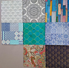 8 Servietten - Muster Fliesen