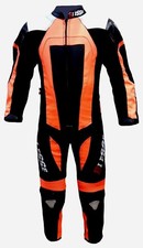 Mini Motorrad Ganzanzug Kinder Leder und Stoff mit Protektoren 3 4 5 6 7 8 9 10-11