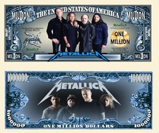 Metallica Billet Million Dollar US Kirk Hammett James Hetfield Heavy Trash Metal