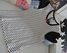 MIM PI T-Shirt Rüschen 7 116 122 Dots Punkte Rock STAR Girl Holland Traum