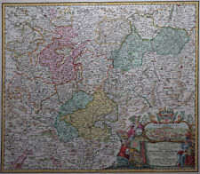 Fürstentum Gotha, Coburg, Altenburg - Tabula Geographica... - Homann 1730