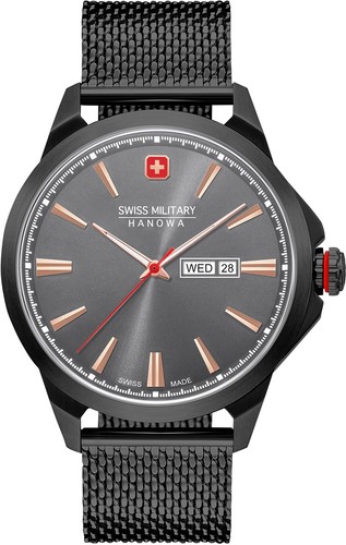 Swiss military hanowa day date - military,