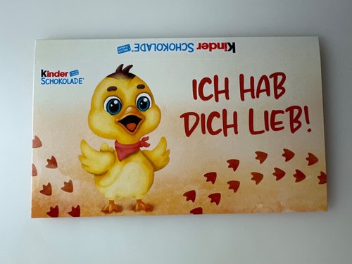 Kinder schokolade hülle ich - schokolade,