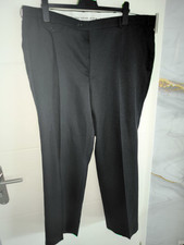 Herren Hosen Schwarze Hosen Anzughose Bund 55 Beinlänge 80 Neu