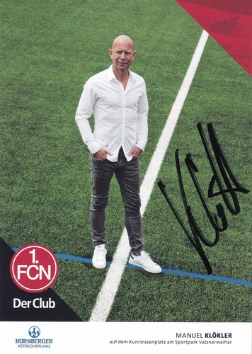 Manuel klökler autogrammkarte - manuel,