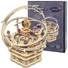 3D Puzzle Holz Robotime Rolife Music Box mit Spieluhr | ROKR Starry Night AMK51