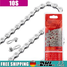 10-Gang Fahrradkette Kohlenstoffstahl 116 Glieder 1/2 x 11/128 Zoll Bike Kette