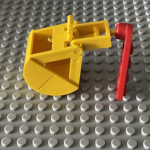 Lego 3489c01 mit feder gelb - 1x,
