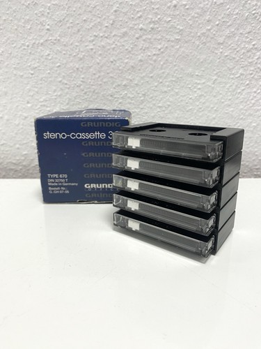 Grundig steno cassette - 5x,