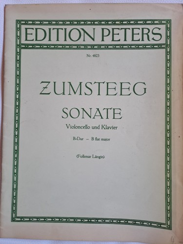 Noten cello zumsteeg sonate - cello,, zumsteeg,