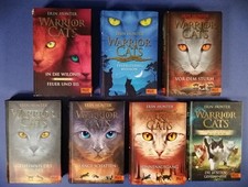 7 Bände WARRIOR CATS - Erin Hunter, Konvolut, alle Hardcover, Titel siehe Fotos