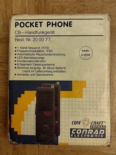 Vintage handfunkgerät - cb,