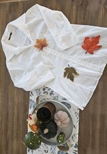 HUGO BOSS Business Bluse, weiß, slim tailliert stretchiger Stoff, Gr 36/38 S/M